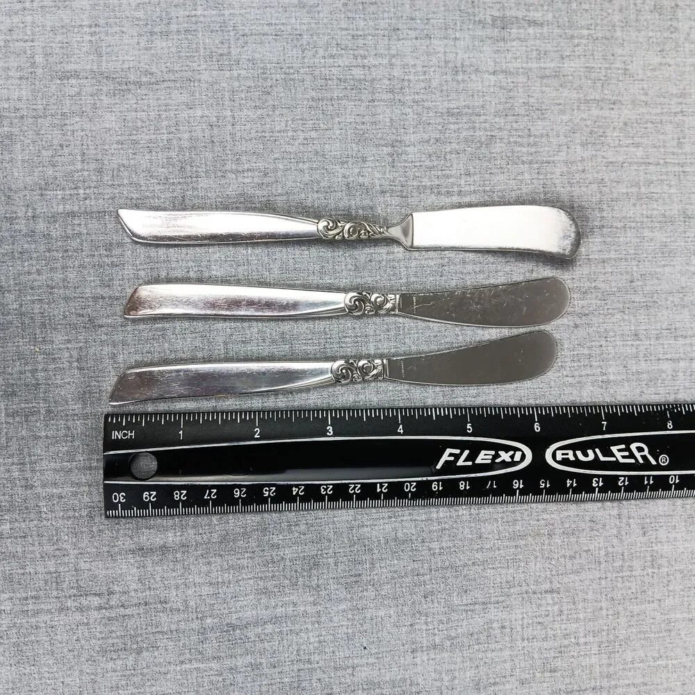 Community South Seas 3 Small Spreading Knifes Mid Century Modern Replacements